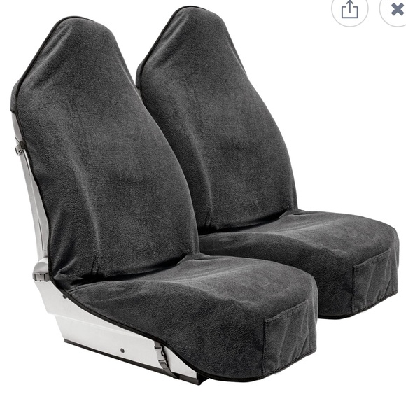 Terry Cloth Sweat Towel Seat Cover Carseat Towel Protector Great for Gym NEW 2pc - Picture 1 of 4